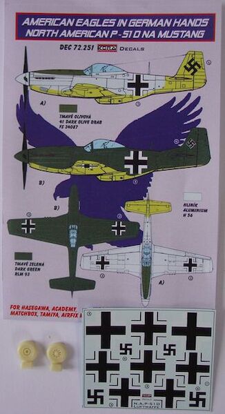 American Eagles in German hands: North American P51D Mustang  DEC72251