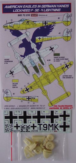 American Eagles in German hands: Lockheed F5E Lightning DEC72253