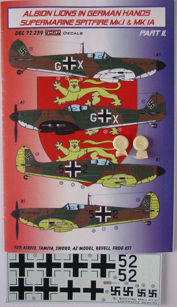 Albion Lions in German hands: Spitfire MKI and MKIa part 2  DEC72259