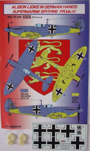 Albion Lions in German hands: Spitfire PRIV DEC72261
