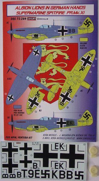 Albion Lions in German hands: Spitfire PRXI DEC72264