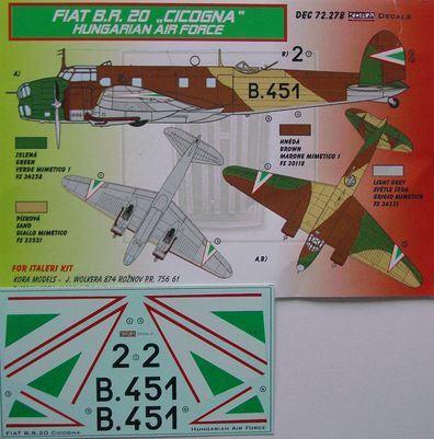 Fiat BR20 Cicogna (Hungarian AF)  DEC72278