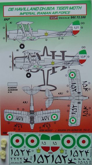 De Havilland DH82A Tiger Moth (Imperial Iranian Air Force)  DEC72288