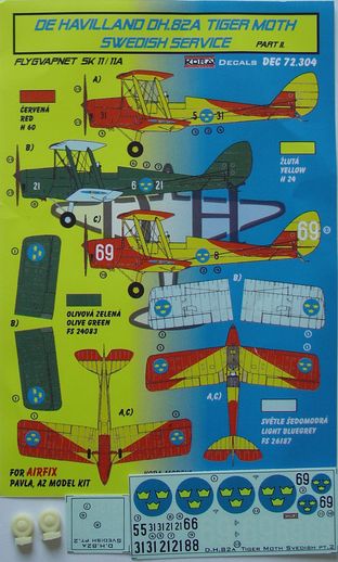 De Havilland DH82A Tiger Moth (Swedish AF) part 2  DEC72304