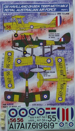De Havilland DH82A Tiger Moth MKII (Royal Australian AF) part 1 DEC72308