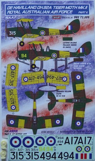 De Havilland DH82A Tiger Moth MKII (Royal Australian AF) part 2 DEC72309