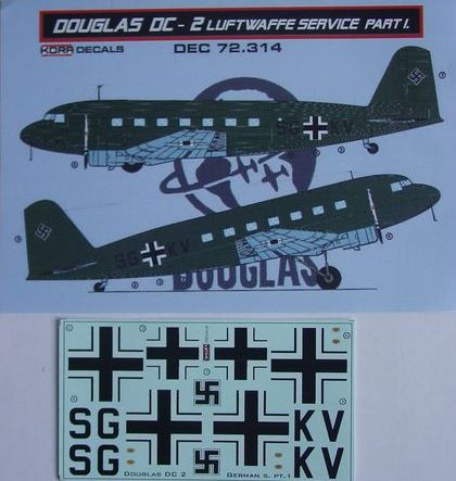 Douglas DC2 (Luftwaffe Service)  Part 1  DEC72314