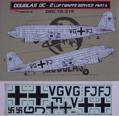 Douglas DC2 (Luftwaffe Service)  Part 2  DEC72315