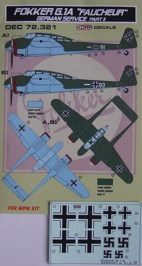 Fokker G1A "Faucheur" (Luftwaffe Service) Part 2 DEC72321