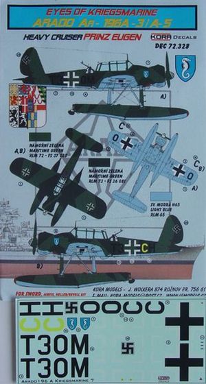 Arado Ar196A-3/5 aboard Prinz Eugen DEC72328