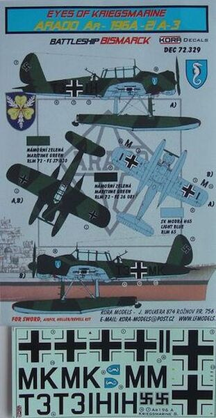 Arado Ar196A-3/5 aboard Bismarck  DEC72329