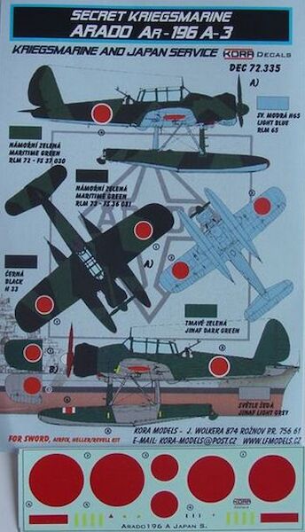 Arado Ar196A-3 Japanese Service  DEC72335