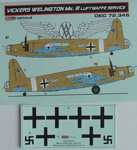 Vickers Wellington MKIII (Luftwaffe) DEC72345
