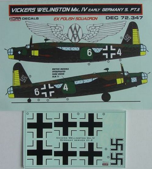 Vickers Wellington MKIV early (Luftwaffe) Part 3  DEC72347