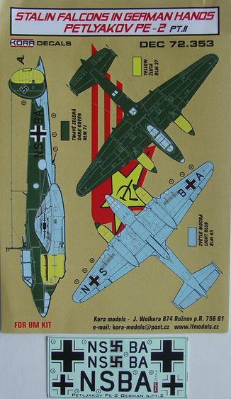 Stalin Falcons in German hands: Petlyakov Pe2 Part 2 DEC72353