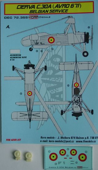 Cierva C30A (Avro671) in Belgian Service  DEC72355