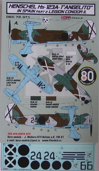 Henschel HS123A-1 Angelito in Spain Part 2 (Legion Condor 2) DEC72371