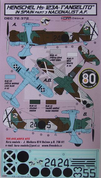 Henschel HS123A-1 Angelito in Spain Part 3 (Nationalist AF) DEC72372