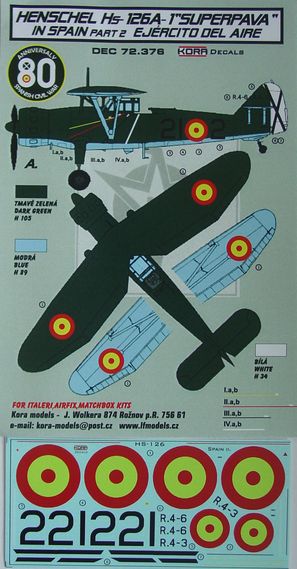 Henschel HS126A-1 Superpava in Spain Part 2 (Ejercito del Aire)  DEC72376