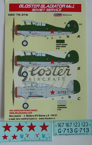 Gloster Gladiator MK1 (Soviet AF) DEC72379