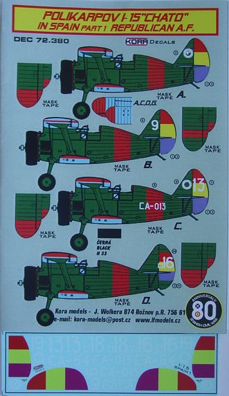 Polikarpov I-15 Chato in Spain Part 1 (Republican AF)  DEC72380
