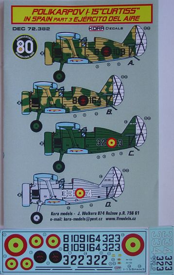 Polikarpov I-15 Chato "Curtiss" in Spain Part 3 (Ejercito del aire)  DEC72382