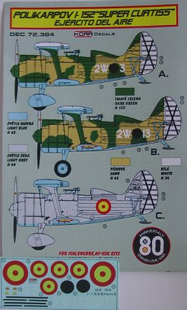 Polikarpov I-152 Super Chato "Super Curtiss"in Spain Part 2 (Ejercito del Aire) DEC72384