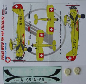 Focke Wulf FW44F Stieglitz (Swiss AF)  DEC7239