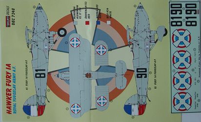 Hawker Fury MK1 (Royal Yugoslav AF)  DEC7248