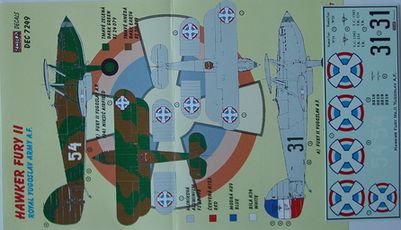 Hawker Fury MK2 (Royal Yugoslav AF)  DEC7249