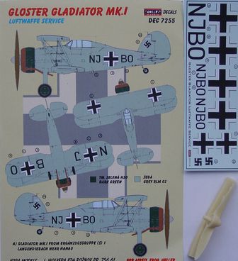 Gloster Gladiator MK1 (Luftwaffe) DEC7255