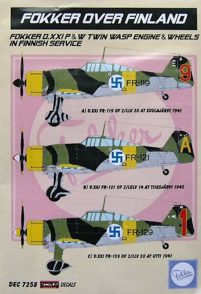 Fokker D21 Twin Wasp (Finnish AF) part 1 DEC7258