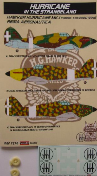 Hawker Hurricane MKI (Regia Aeronautica) DEC7270