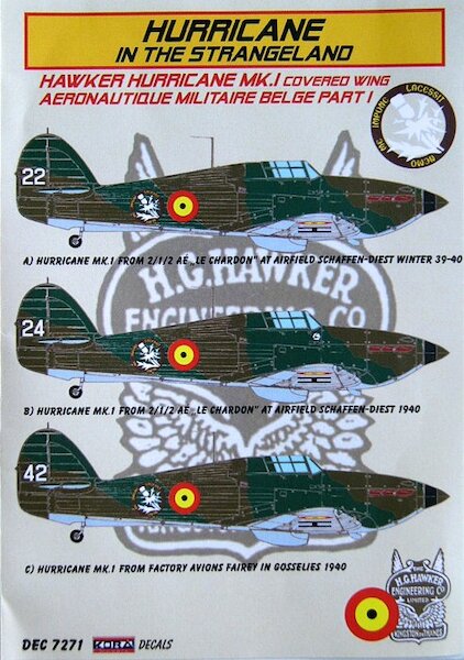 Hawker Hurricane MKI (Belgian AF Part 1)  DEC7271