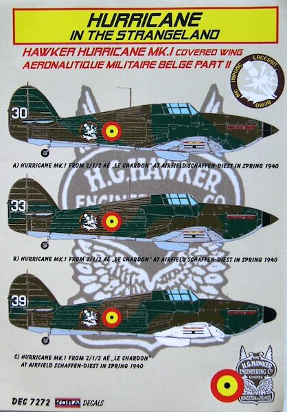 Hawker Hurricane MKI (fabric wings) (Belgian AF Part 2) DEC7272