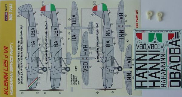 Klemm Kl 25 d VII Hungaria part I  DEC7283