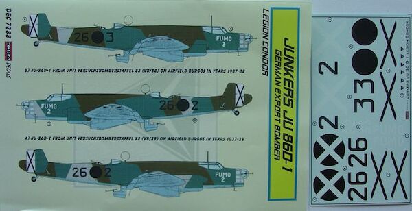 Junkers Ju86D-1 (Spain - Legion Condor) DEC7288