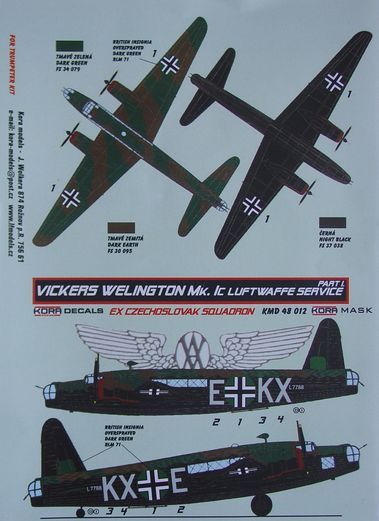 Vickers Wellington MK1c in Luftwaffe Service Part1 KMD48012