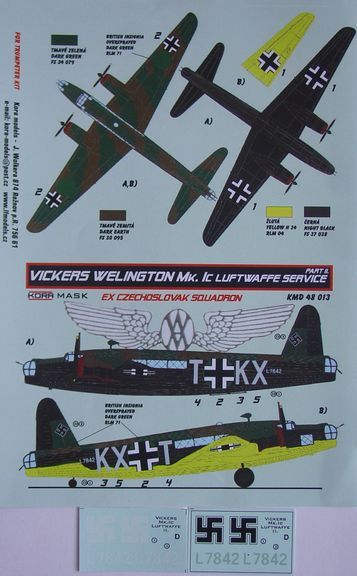 Vickers Wellington MK1c in Luftwaffe Service Part 2  KMD48013