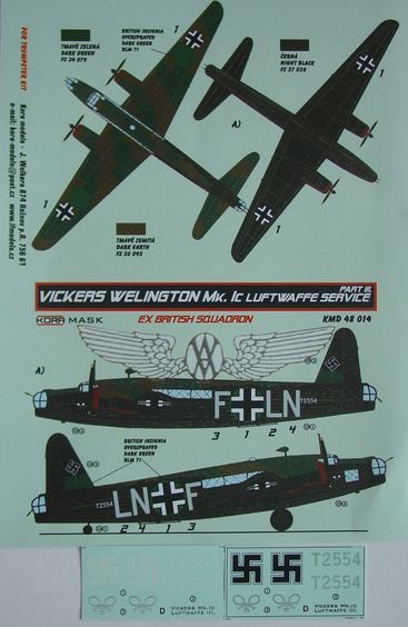 Vickers Wellington MK1c in Luftwaffe Service Part 3  KMD48014