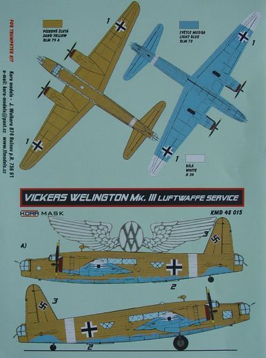 Vickers Wellington MKIII in Luftwaffe Service  KMD48015