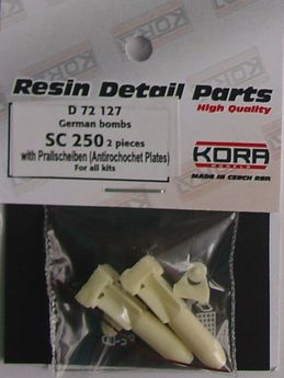 German Bombs SC250 with Prallscheiben (antiricochette plates) (2x) kOD72127