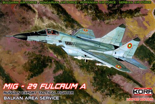 MIG29 Fulcrum A in Balkan Area Service (Hungary, Bulgaria, Serbia, Romania)  KPK48004