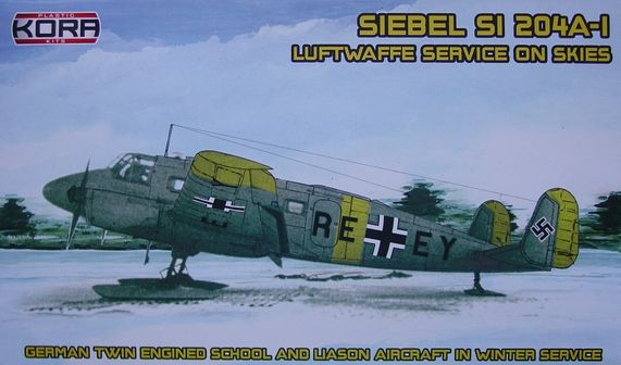 Siebel Si204A-1 in Luftwaffe service on Skies  KPK72006