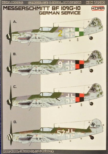 Messerschmitt Bf-109G-10 "German service"  KPK72030