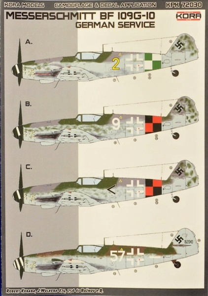 Messerschmitt Bf-109G-10 "German service" KPK72030