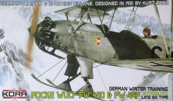 Focke Wulf Fw44D & Fw44F Stiegiltz (German winter trainer late) KPK72048