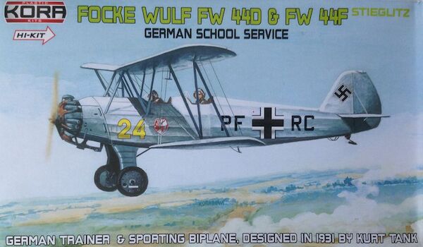 Focke Wulf Fw44D & Fw44F Stiegiltz (German school service)  KPK72050
