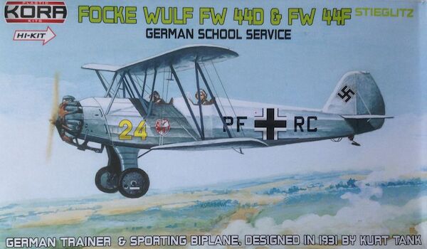 Focke Wulf Fw44D & Fw44F Stiegiltz (German school service) KPK72050