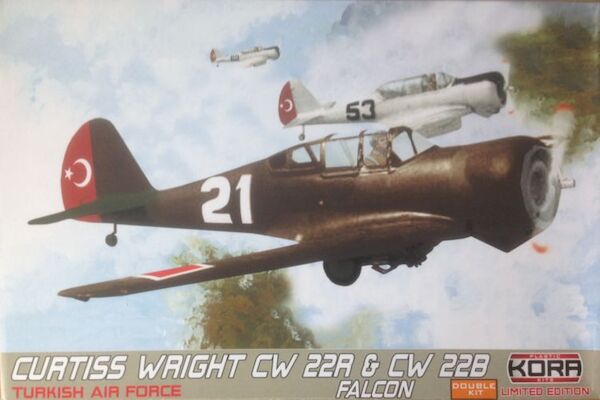 Curtiss Wright CW 22R+CW22B Falcon Turkish AF (Two kits included)  KPK72055